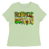 Matcha St. Patrick's Happy St. Patrick's Day camper Ladies Tee - OliviaCreatesArt