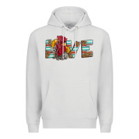 Dove Grey love rooster head Premium Hoodie - LillyAllenDesigns