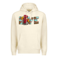 Sandshell love rooster head Premium Hoodie - LillyAllenDesigns