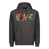 Smoke love rooster head Premium Hoodie - LillyAllenDesigns