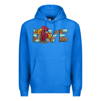True Royal love rooster head Premium Hoodie - LillyAllenDesigns