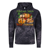 Cloud Black whatever spices your pumpkin Vintage Hoodie - BundleAndBundleShop