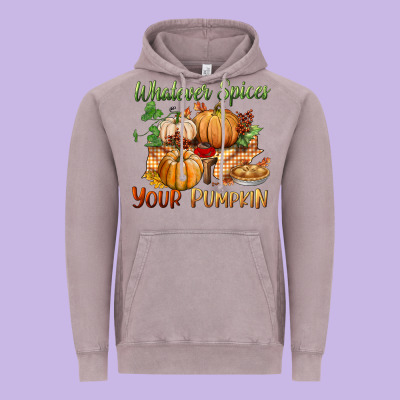 Whatever Spices Your Pumpkin Vintage Hoodie Designed By Bundleandbundleshop