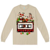 Mushroom christmas cassette Long Sleeve Tee - FaDigitalArtStudio