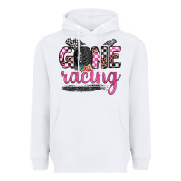 White gone racing Heavyweight Hoodie - JahusDesignShop