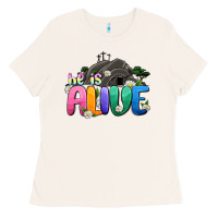 Bone Easter Day He is alive Ladies Tee - OliviaCreatesArt