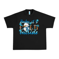 Black Baby it's cold outside Urban Heavy Tee - RanaPortraitStore