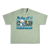 Oil Green Baby it's cold outside Urban Heavy Tee - RanaPortraitStore