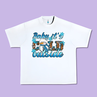 Baby It's Cold Outside Urban Heavy Tee Designed By Ranaportraitstore