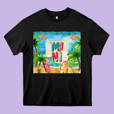 Summer Mini Heavy Core Tee Designed By Tumblerdesignbyshophia