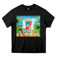 Black summer mini Heavy Core Tee - TumblerDesignByShophia