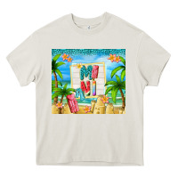 Cream summer mini Heavy Core Tee - TumblerDesignByShophia