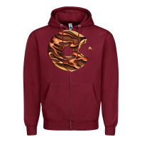 Chocolate Donut Zipper Hoodie | Teevron