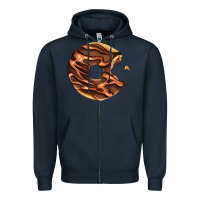 Navy chocolate donut Zipper Hoodie - AdoDesignShop