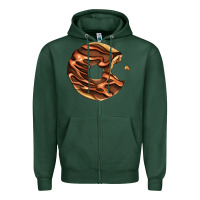Sports Green chocolate donut Zipper Hoodie - AdoDesignShop