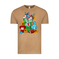 Vintage Camel Football Frappe Vintage Tee - FaDigitalArtStudio