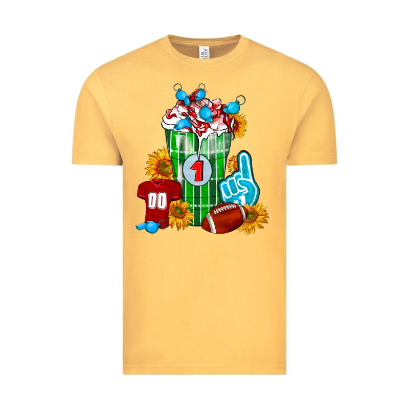Football Frappe Vintage Tee by FaDigitalArtStudio | Teevron