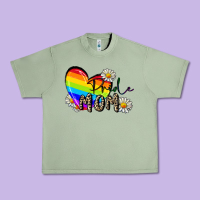 Pride Mom Mother's Day Urban Heavy Tee Designed By Fadigitalartstudio