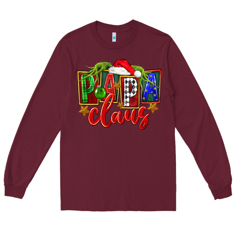 Christmas Papa Claus Long Sleeve Tee by FaDigitalArtStudio | Teevron