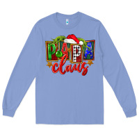 Colony Blue Christmas papa claus Long Sleeve Tee - FaDigitalArtStudio