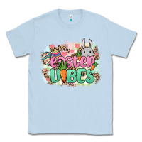Dusty Blue Easter vibes Easter Day Classic Tee - HowdyJamesFarm