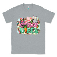 Heather Grey Easter vibes Easter Day Classic Tee - HowdyJamesFarm
