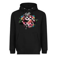 Black race lip Heavyweight Hoodie - JahusDesignShop