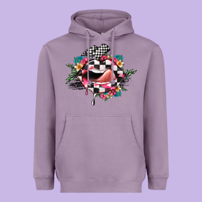 Race Lip Heavyweight Hoodie Designed By Jahusdesignshop