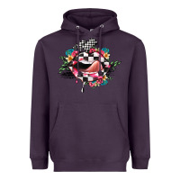 Plum race lip Heavyweight Hoodie - JahusDesignShop
