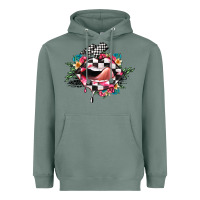 Sage race lip Heavyweight Hoodie - JahusDesignShop