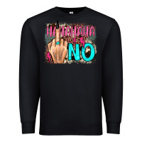 Black hahahaha no leopard cowhide Premium Sweatshirt - JahusDesignShop