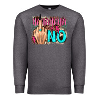 Charcoal Heather hahahaha no leopard cowhide Premium Sweatshirt - JahusDesignShop