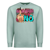 Seafoam hahahaha no leopard cowhide Premium Sweatshirt - JahusDesignShop