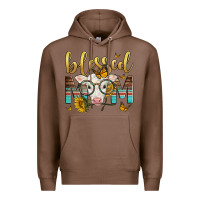Chestnut Western Blessed Mom Baby Calf Premium Hoodie - LillyAllenDesigns
