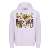 Lilac Western Blessed Mom Baby Calf Premium Hoodie - LillyAllenDesigns