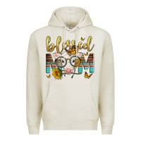 Oatmeal Heather Western Blessed Mom Baby Calf Premium Hoodie - LillyAllenDesigns