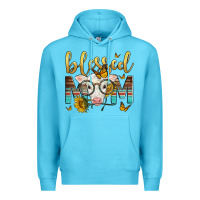 Ocean Blue Western Blessed Mom Baby Calf Premium Hoodie - LillyAllenDesigns
