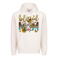 Pale Pink Western Blessed Mom Baby Calf Premium Hoodie - LillyAllenDesigns