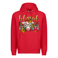 Red Western Blessed Mom Baby Calf Premium Hoodie - LillyAllenDesigns