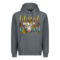 Rock Western Blessed Mom Baby Calf Premium Hoodie - LillyAllenDesigns