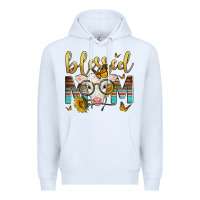 White Western Blessed Mom Baby Calf Premium Hoodie - LillyAllenDesigns