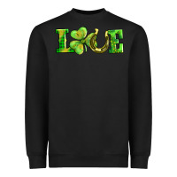 Black love with horseshoe Heavyweight Sweatshirt - AdoDesignShop