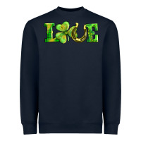 Navy love with horseshoe Heavyweight Sweatshirt - AdoDesignShop