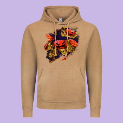 Halloween Pumpkin Patch  2 Vintage Hoodie Designed By Bundleandbundleshop