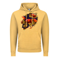 Vintage Mustard halloween pumpkin patch  2 Vintage Hoodie - BundleAndBundleShop