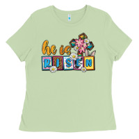 Matcha Easter Day He is risen Ladies Tee - OliviaCreatesArt