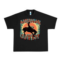 Black American cowboy Urban Heavy Tee - FaDigitalArtStudio