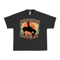 Pigment Black American cowboy Urban Heavy Tee - FaDigitalArtStudio