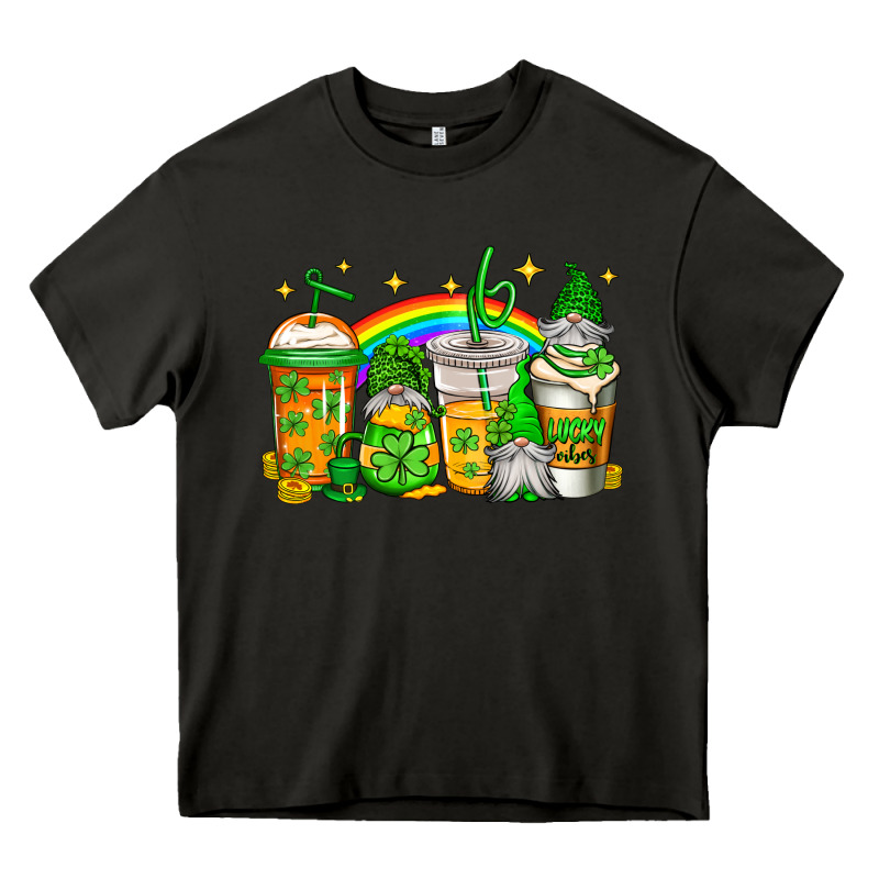 St Patricks Day Gnomes Coffee Cups Heavy Core Tee by Jasminsmagicworld | Teevron