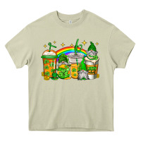 Mossy st patricks day gnomes coffee cups Heavy Core Tee - Jasminsmagicworld